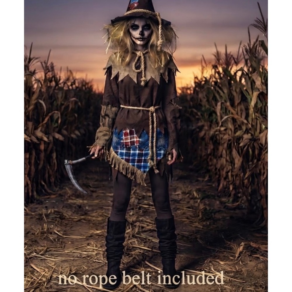 California Costumes Creepy Scarecrow Adult Costume Set Brown Large 01439